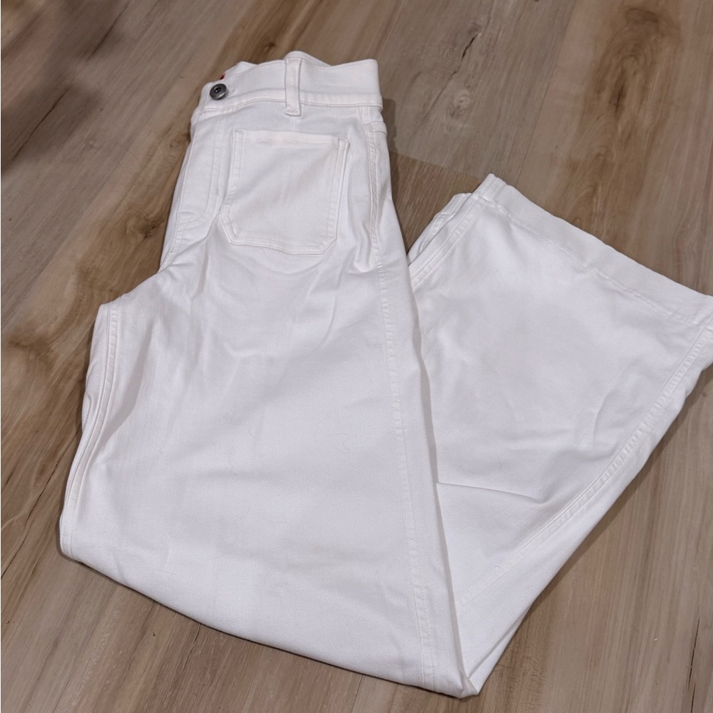 SPANX Women's White Straight Leg Pants